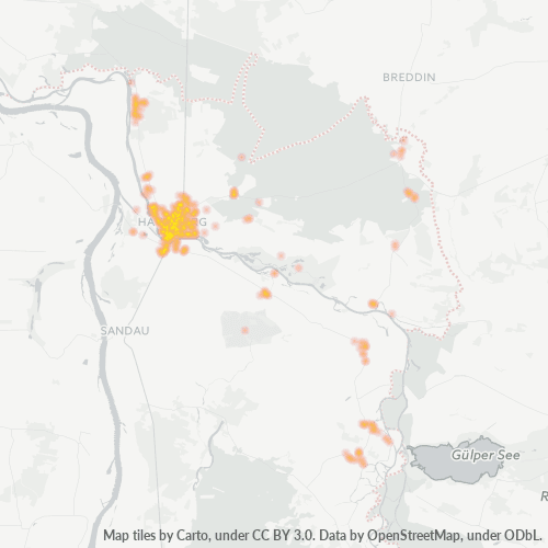 Heatmap für plz 39539