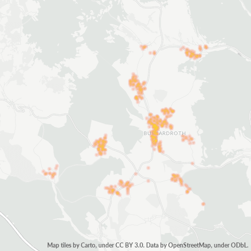 Heatmap für plz 97705