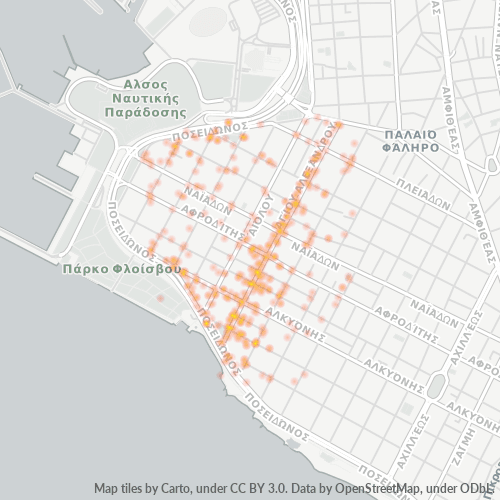 175 61 Χάρτης θερμότητας πυκνότητας επιχείρησης