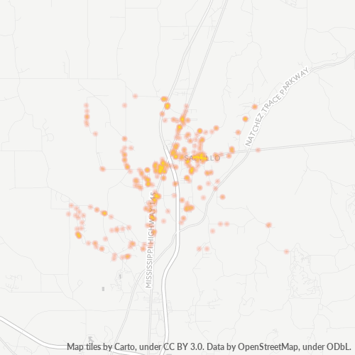38866 Business Density Heatmap