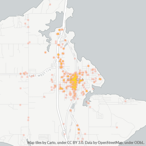 74432 Business Density Heatmap