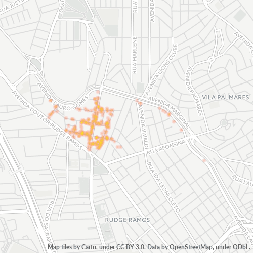 09635-000 Mapa de calor de densidad empresarial