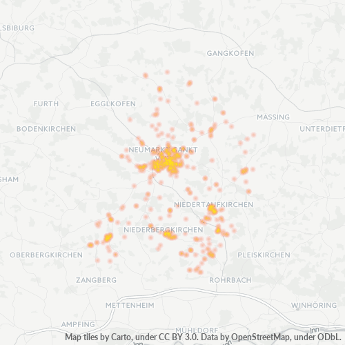 84494 Standortdichte-Heatmap