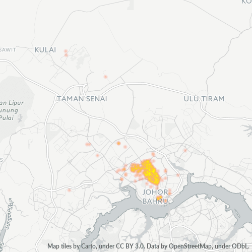 80350 Business Density Heatmap