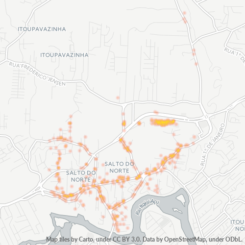89065-000 Heatmap de Densidade da Empresa