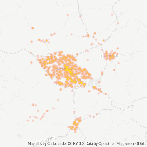 CB9 Business Density Heatmap