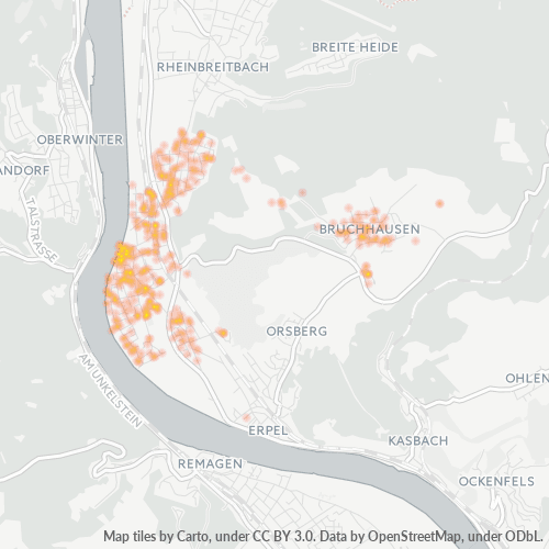 Heatmap für plz 53572