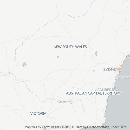 2008 Business Density Heatmap