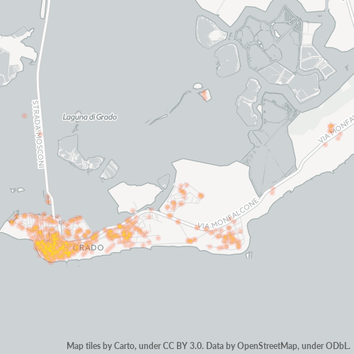 Mappa di calore per cap 34073