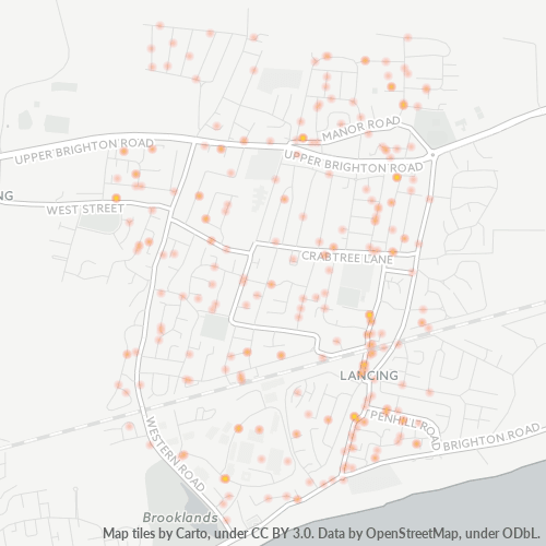 BN15 Business Density Heatmap
