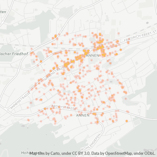 Heatmap für plz 58453