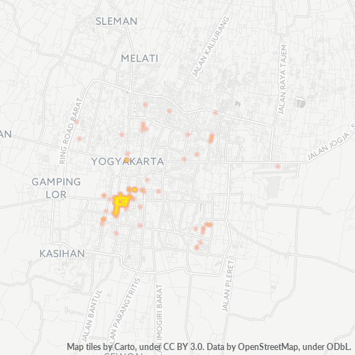 55262 Peta Panas Densitas Bisnis