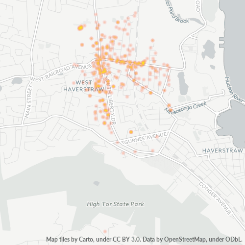 10993 Business Density Heatmap