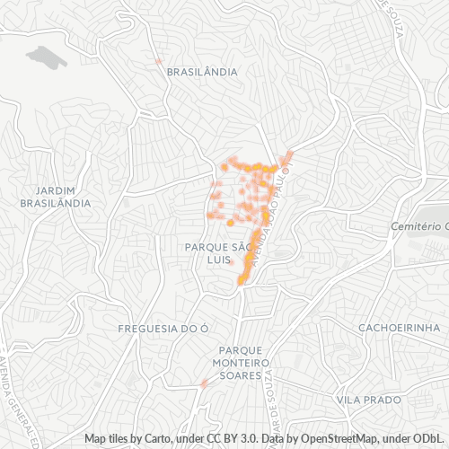 02842-000 Mapa de calor de densidad empresarial