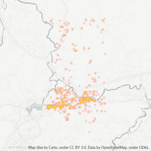 28721 Business Density Heatmap