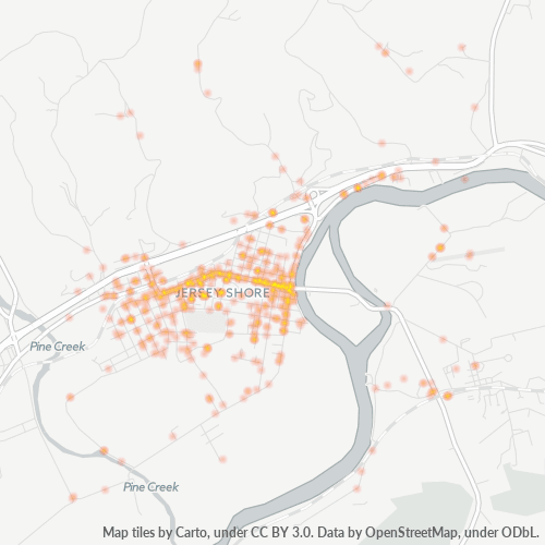 17740 Business Density Heatmap