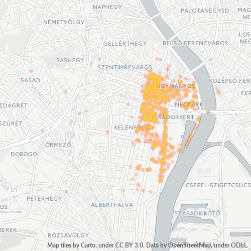 1117 Vállalati sűrűségi térkép