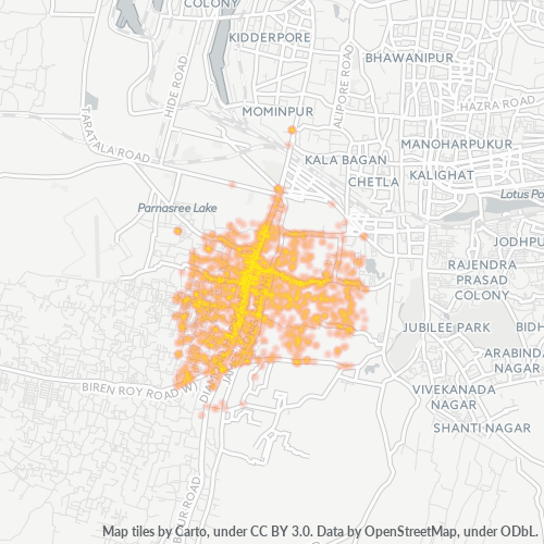 700034 Business Density Heatmap