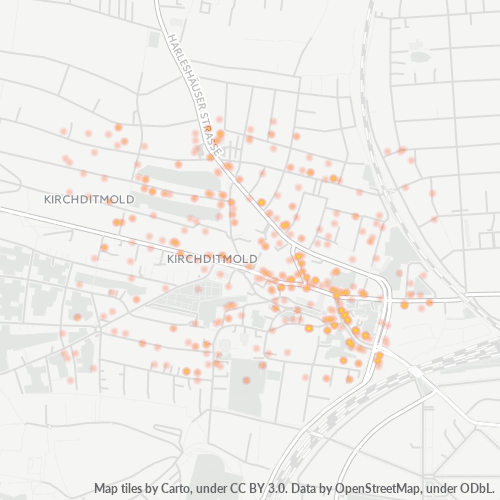 Heatmap für plz 34130