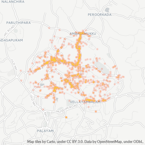695003 Business Density Heatmap