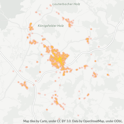 Heatmap für plz 85283
