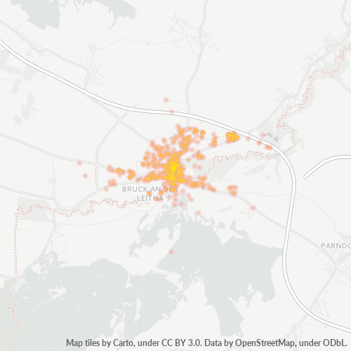 Heatmap für postleitzahl 2460