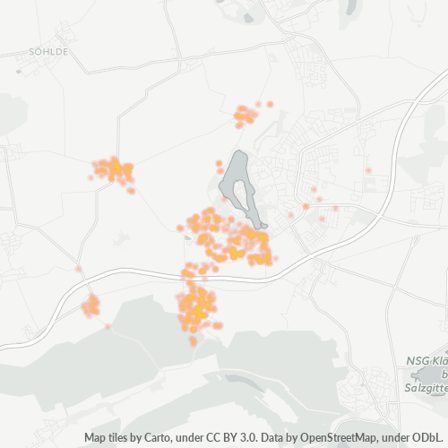 Heatmap für plz 38228