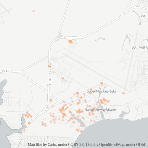 32542 Business Density Heatmap