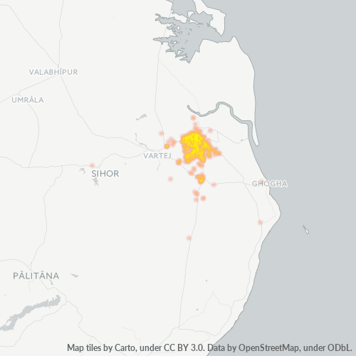 364002 Business Density Heatmap