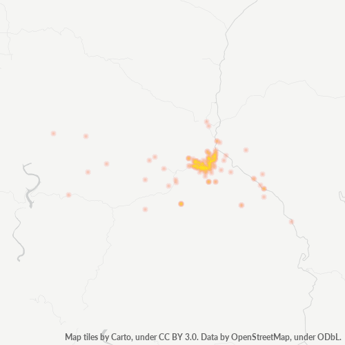 95250-000 Heatmap de Densidade da Empresa