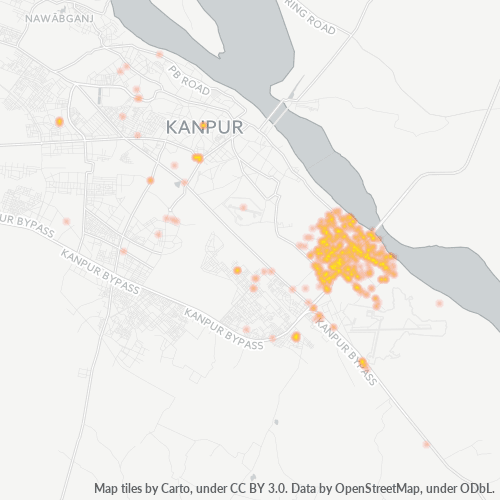 208010 Business Density Heatmap