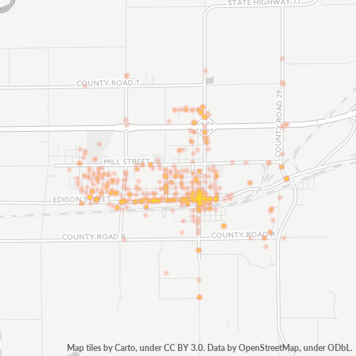 80723 Business Density Heatmap