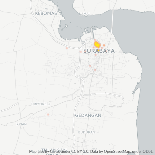 60145 Peta Panas Densitas Bisnis