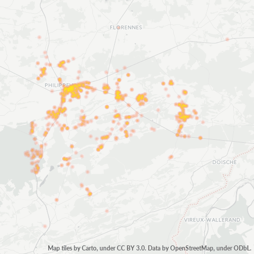 Heatmap voor postcode 5600