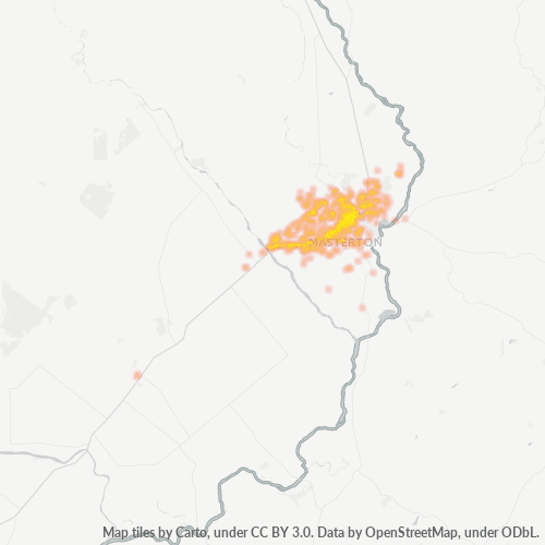 5810 Business Density Heatmap