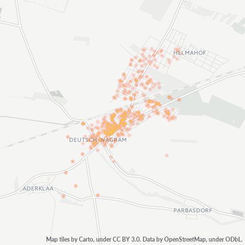 Heatmap für postleitzahl 2232