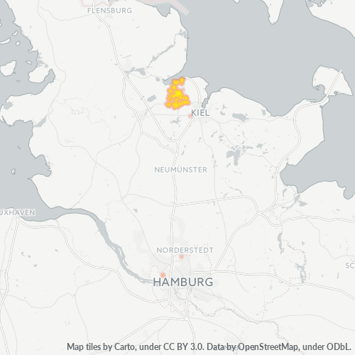 24214 Standortdichte-Heatmap