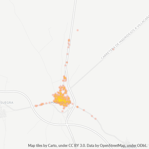 45710 Mapa de calor de densidad empresarial