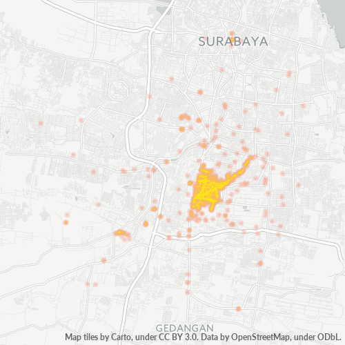 60237 Peta Panas Densitas Bisnis