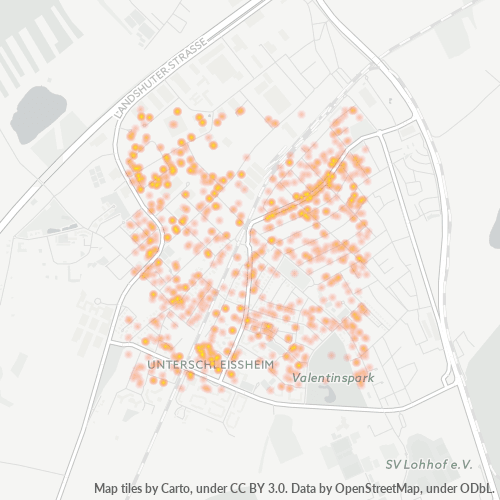 Heatmap für plz 85716