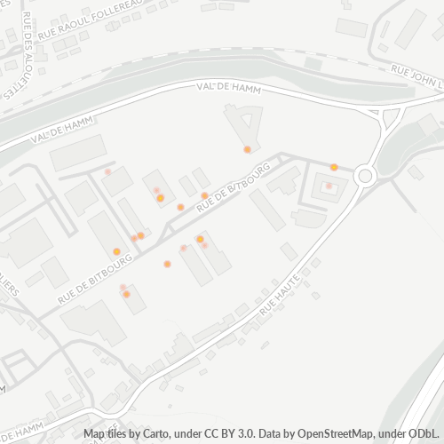 1273 வணிக அடர்த்திக்கான வெப்ப வரைபடம்