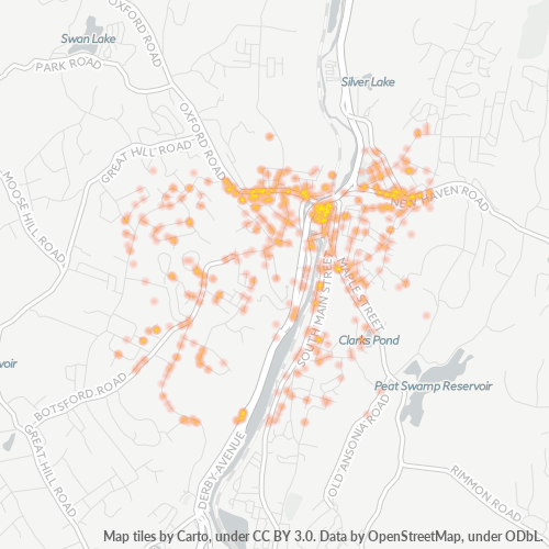 06483 Business Density Heatmap