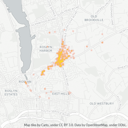 11548 Business Density Heatmap