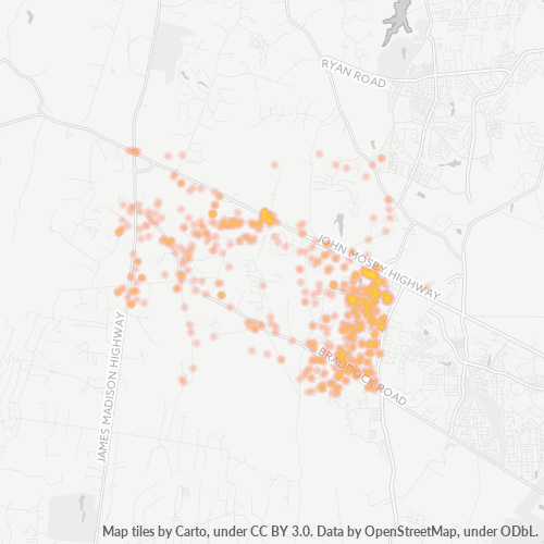 20105 Business Density Heatmap