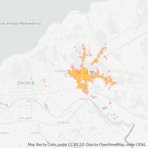 10360 Karta gustine preduzeća