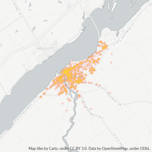 13669 Business Density Heatmap
