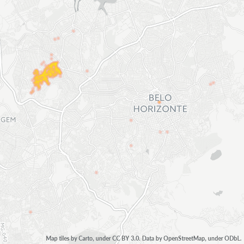 30880-000 Mapa de calor de densidad empresarial