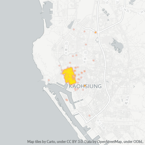 801 商業密度熱圖