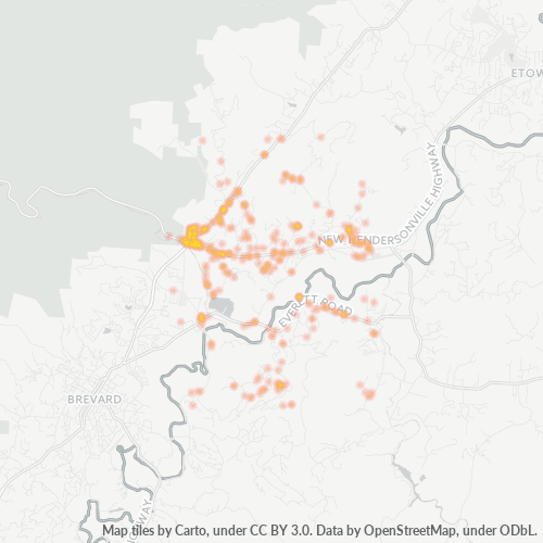 28768 Business Density Heatmap