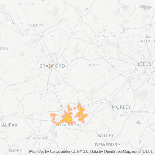 BD19 Business Density Heatmap